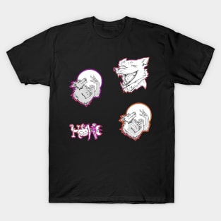 Halloween Werewolf Pack 6 T-Shirt